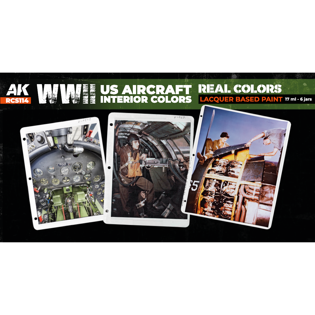 WWII US Aircraft Interior Colors SET