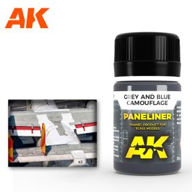 Paneliner For Grey And Blue Camouflage Paneliner For Grey And Blue Camouflage