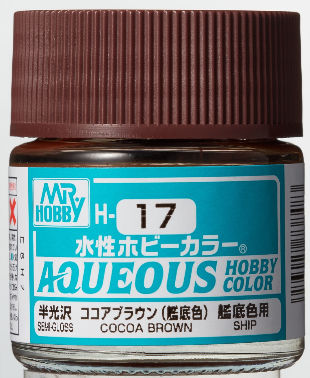 Mr. Aqueous Hobby Color - Cocoa Brown - H17 - Kakaobraun Mr. Aqueous Hobby Color - Cocoa Brown - H17 - Kakaobraun