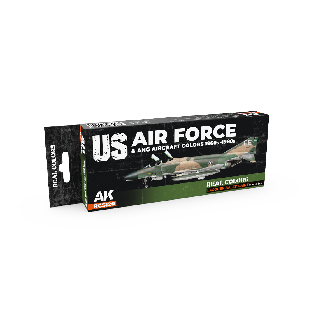 US Air Force & ANG Aircraft Colors 1960s-1980s SET US Air Force & ANG Aircraft Colors 1960s-1980s SET