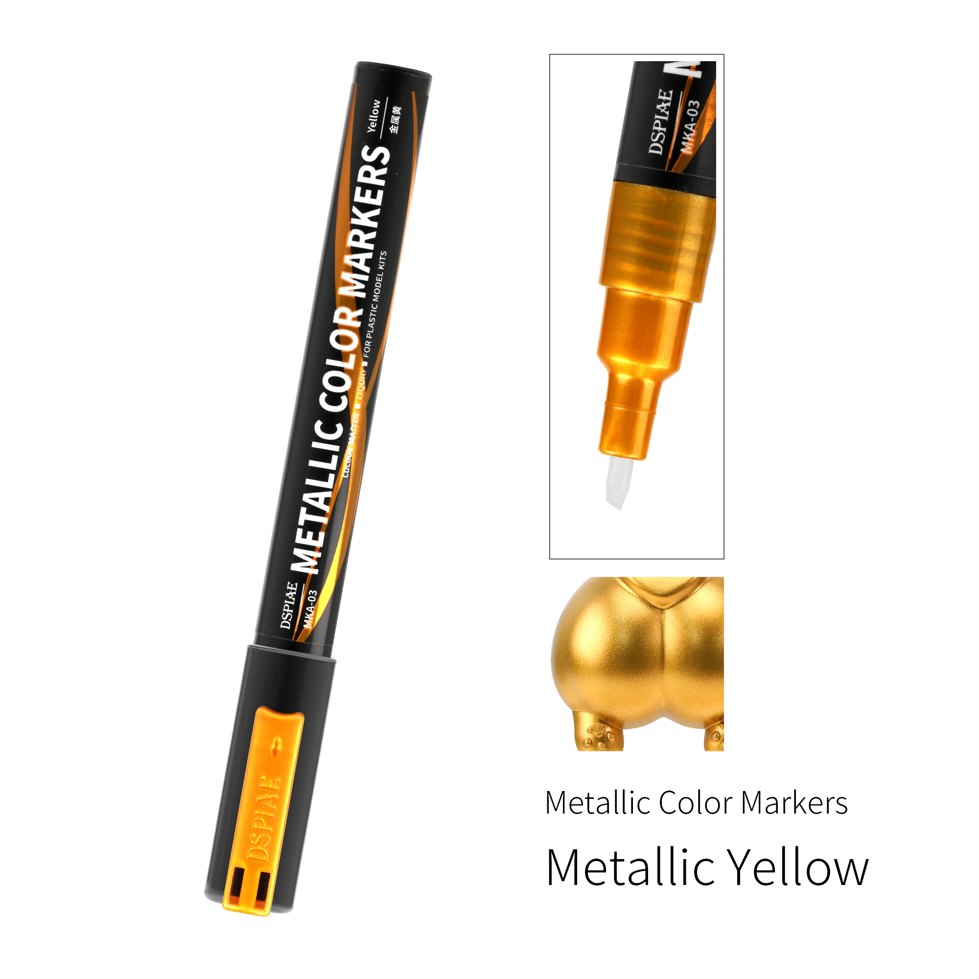 MKA-03 Super Metallic Color Markers - Metallic Yellow MKA-03 Super Metallic Color Markers - Metallic Yellow