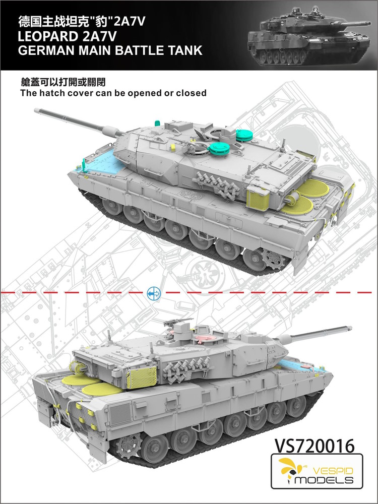 Leopard 2 A7V - German Main Battle Tank 2016 Production Leopard 2 A7V - German Main Battle Tank 2016 Production