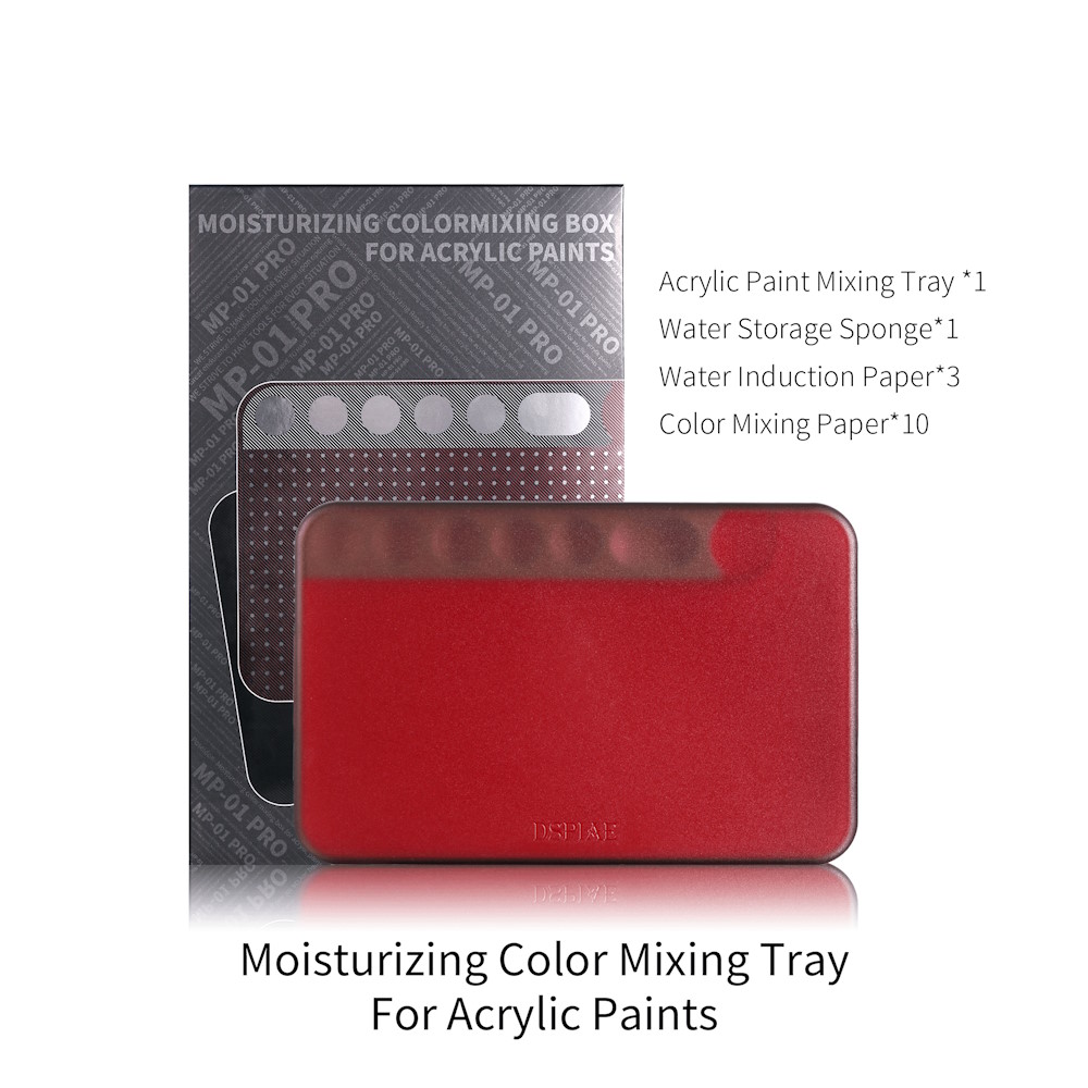 Nasspalette für Acrylfarben - Moisturizing Colormixing Box For Acrylic Paints - MP-01 PRO Nasspalette für Acrylfarben - Moisturizing Colormixing Box For Acrylic Paints - MP-01 PRO