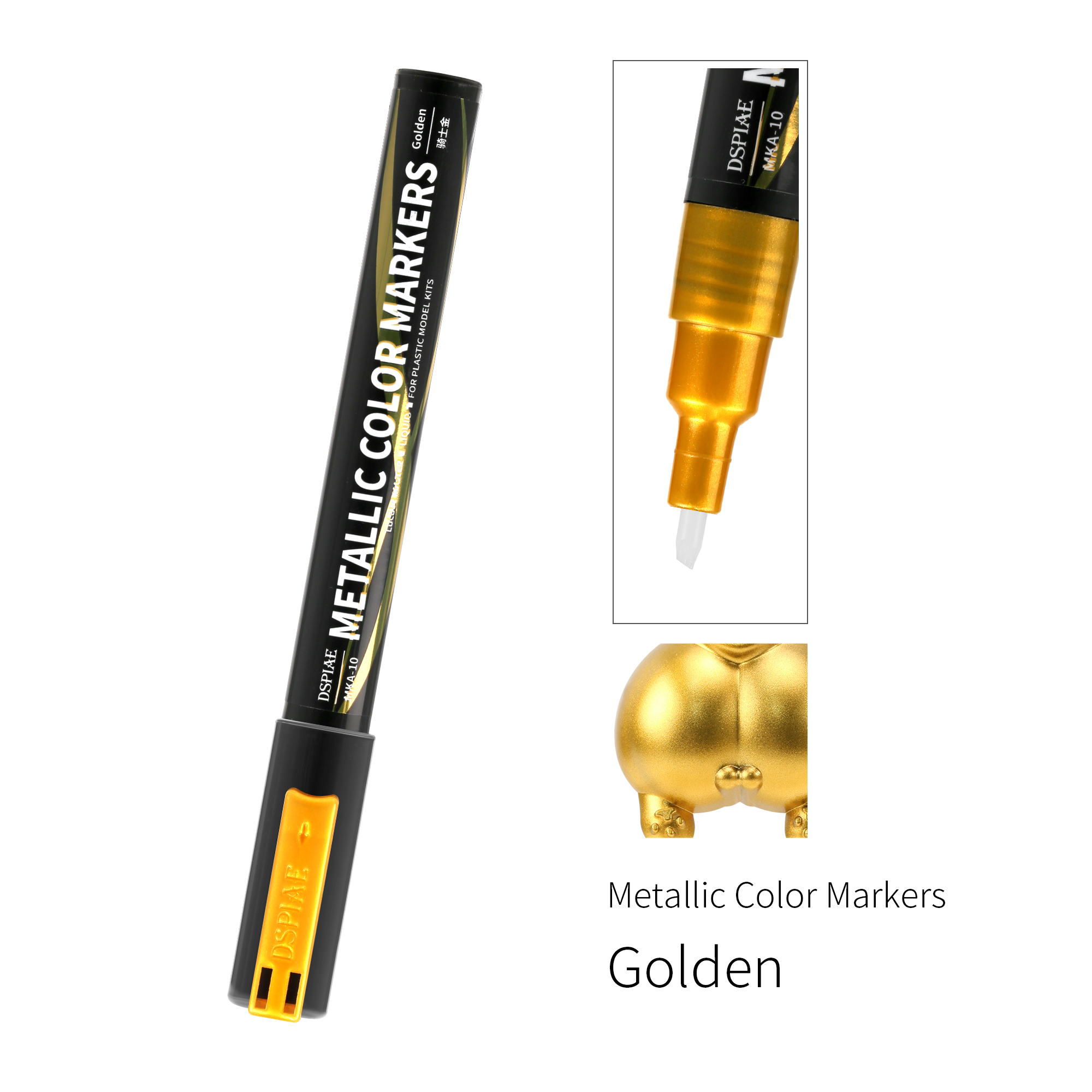 MKA-10 Super Metallic Color Markers - Golden MKA-10 Super Metallic Color Markers - Golden
