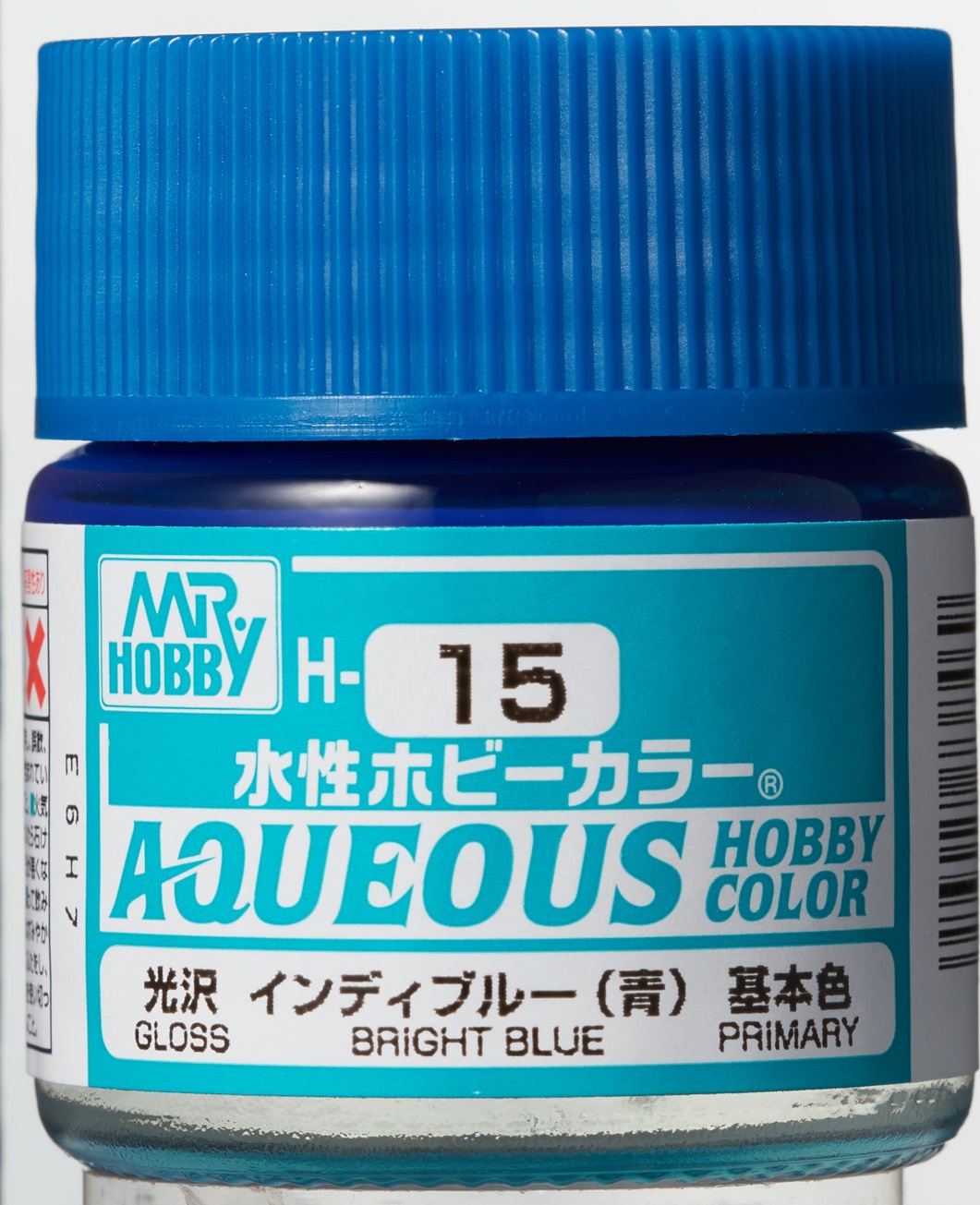 Mr. Aqueous Hobby Color - Bright Blue - H15 - Hellblau Mr. Aqueous Hobby Color - Bright Blue - H15 - Hellblau