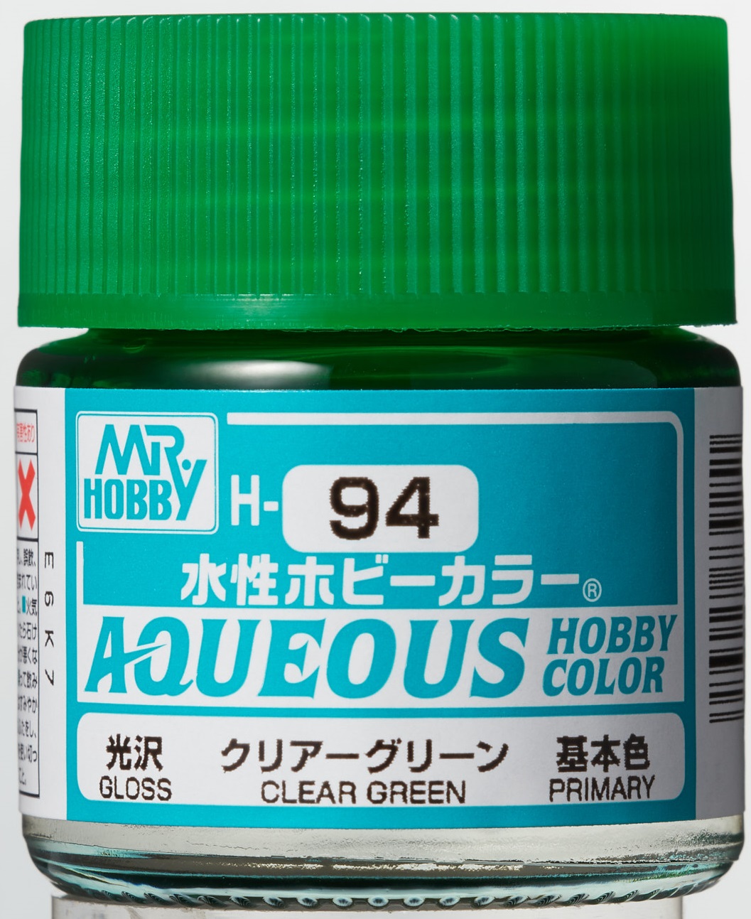 Mr. Aqueous Hobby Color - Clear Green - H94 - Grün Transparent Mr. Aqueous Hobby Color - Clear Green - H94 - Grün Transparent
