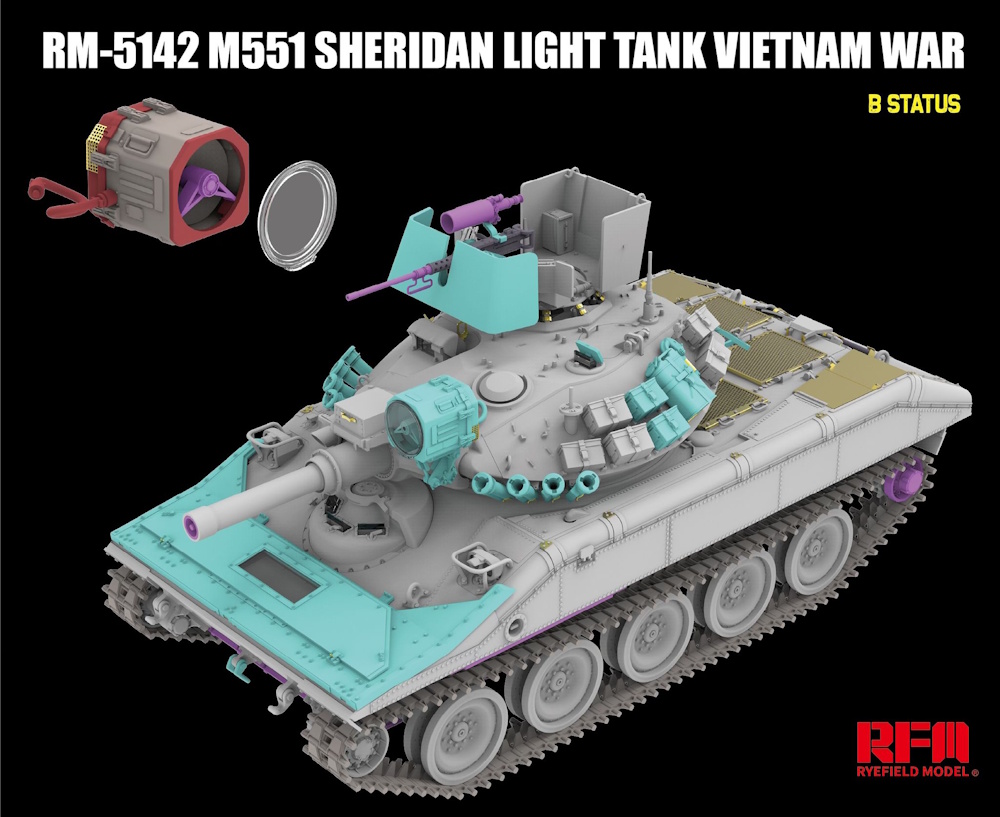 M551 Light Tank Sheridan Vietnam War