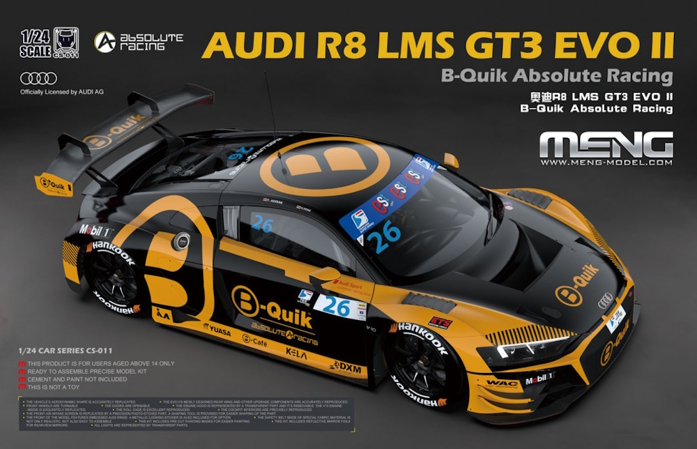 Audi R8 LMS GT3 EVO II - B-Quik Absolute Racing