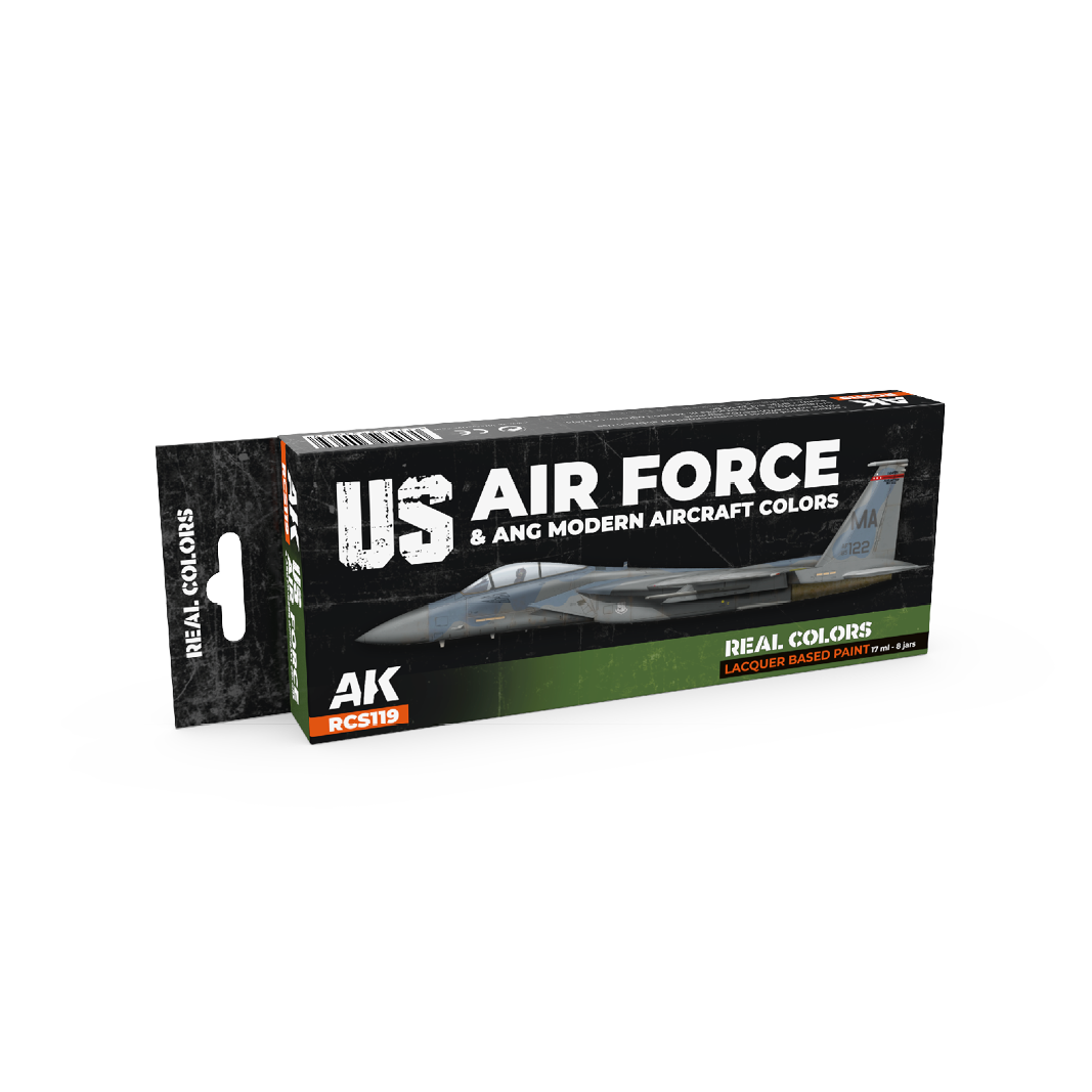 US Air Force & ANG Modern Aircraft Colors SET US Air Force & ANG Modern Aircraft Colors SET