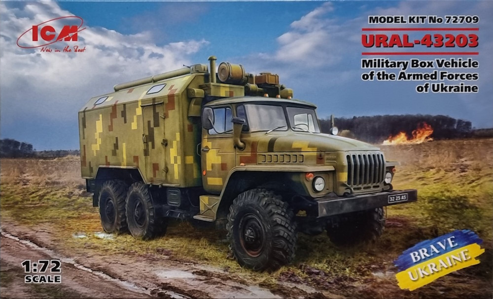 Ural-43203 Military Box Vehicle Of The Armed Force Of Ukraine