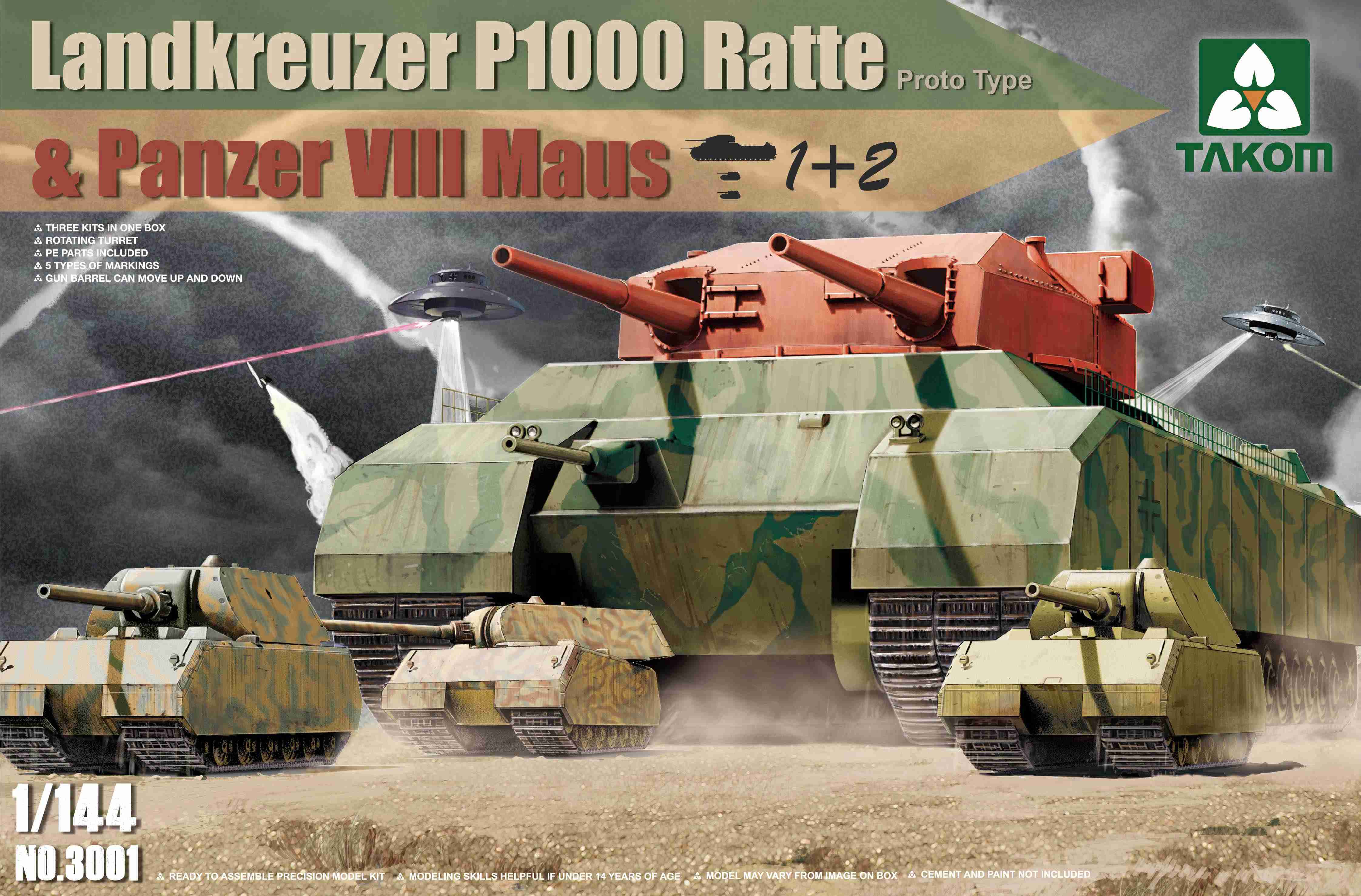 Landkreuzer P1000 Ratte & Panzer VIII Maus Landkreuzer P1000 Ratte & Panzer VIII Maus