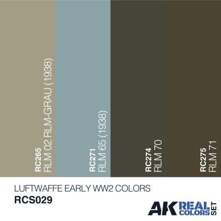 Luftwaffe Early WW2 Colors Luftwaffe Early WW2 Colors