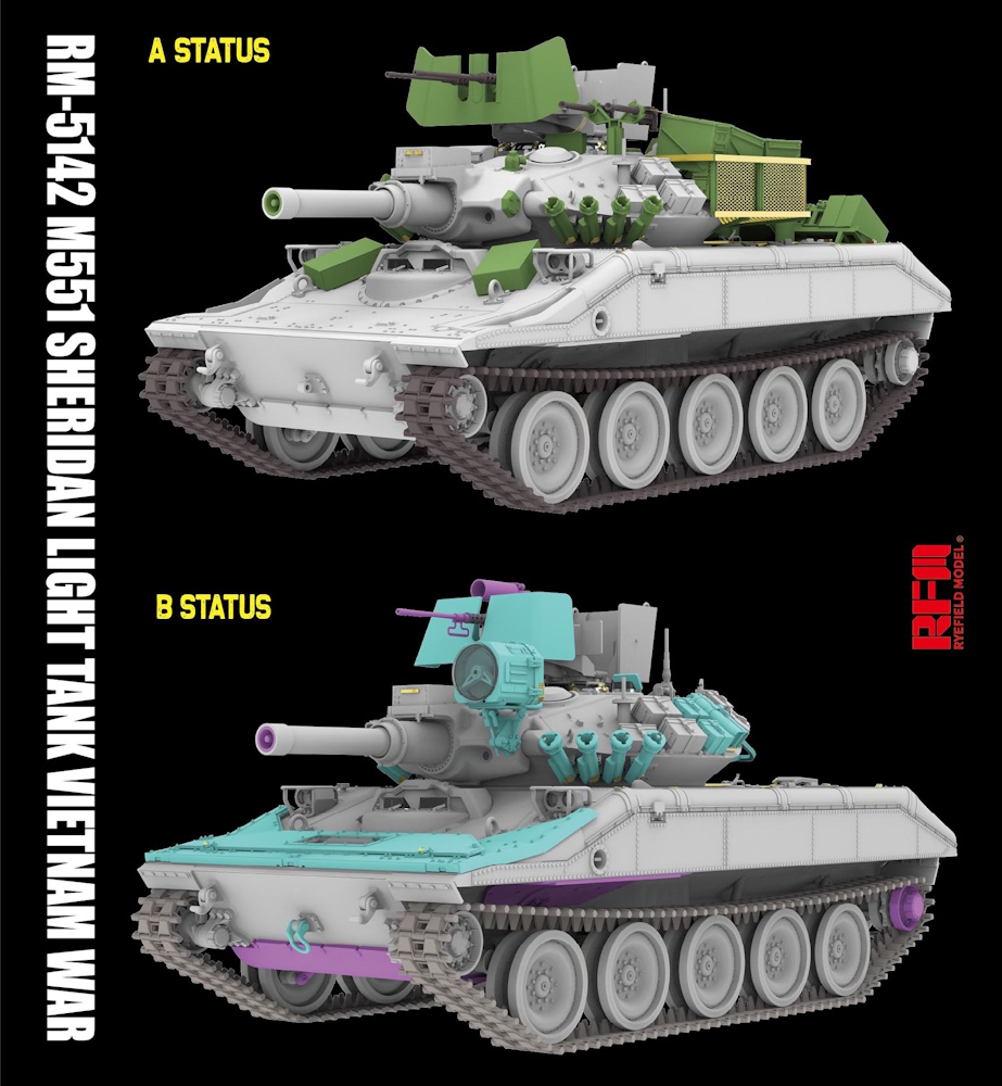 M551 Light Tank Sheridan Vietnam War