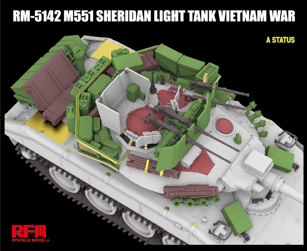 M551 Light Tank Sheridan Vietnam War
