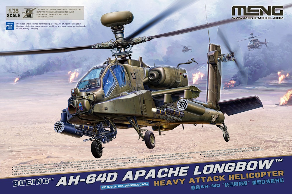 Boeing AH-64D Apache Longbow Heavy Attack Helicopter Boeing AH-64D Apache Longbow Heavy Attack Helicopter