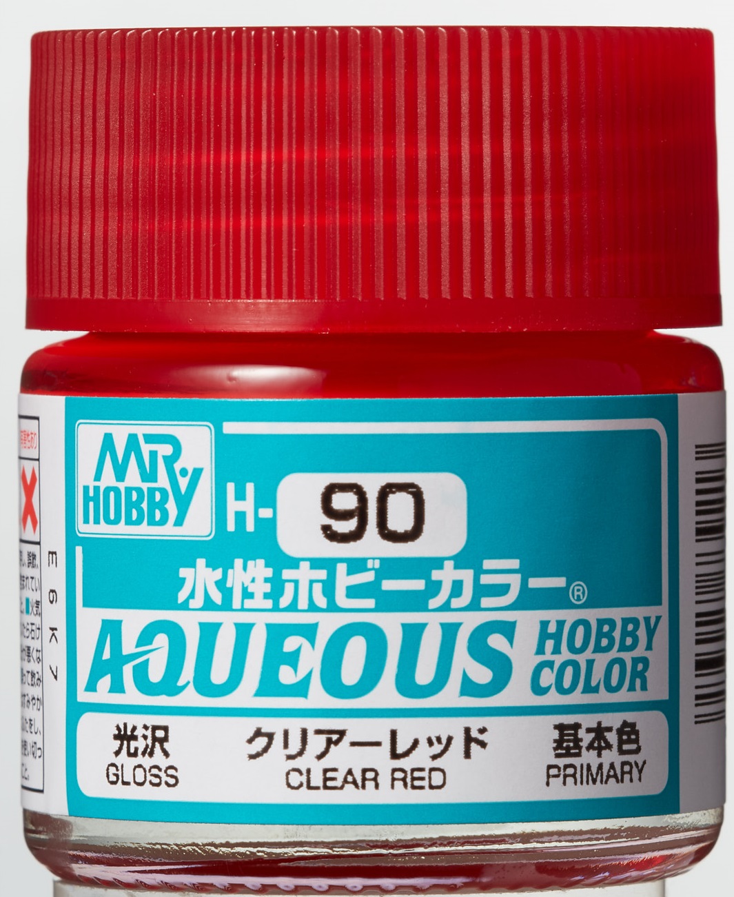 Mr. Aqueous Hobby Color - Clear Red - H90 - Rot Transparent Mr. Aqueous Hobby Color - Clear Red - H90 - Rot Transparent