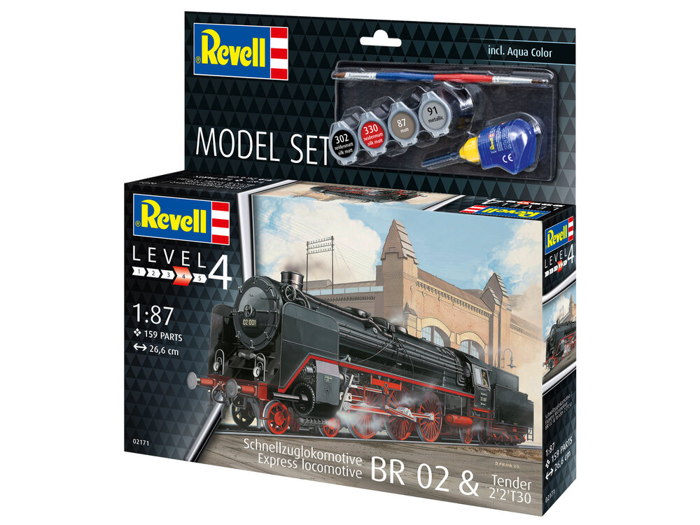 Model Set Schnellzuglokomotive BR02-Tender 2'2'T30 Model Set Schnellzuglokomotive BR02-Tender 2'2'T30
