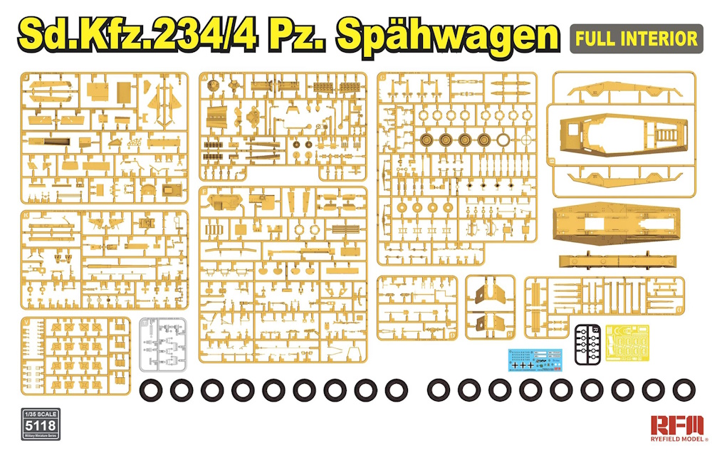 Sd.Kfz.234/4 Pz.Spähwagen - Full Interior Sd.Kfz.234/4 Pz.Spähwagen - Full Interior