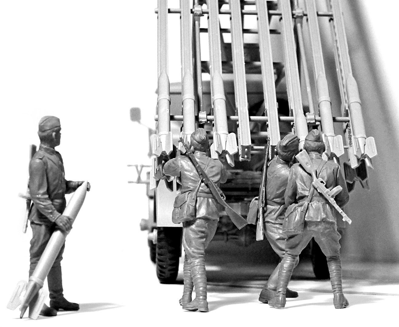 BM-13-16 on W.O.T. 8 chassis with Soviet Crew BM-13-16 on W.O.T. 8 chassis with Soviet Crew