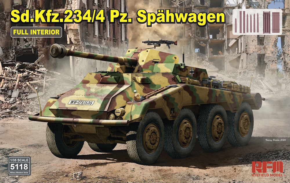 Sd.Kfz.234/4 Pz.Spähwagen - Full Interior Sd.Kfz.234/4 Pz.Spähwagen - Full Interior