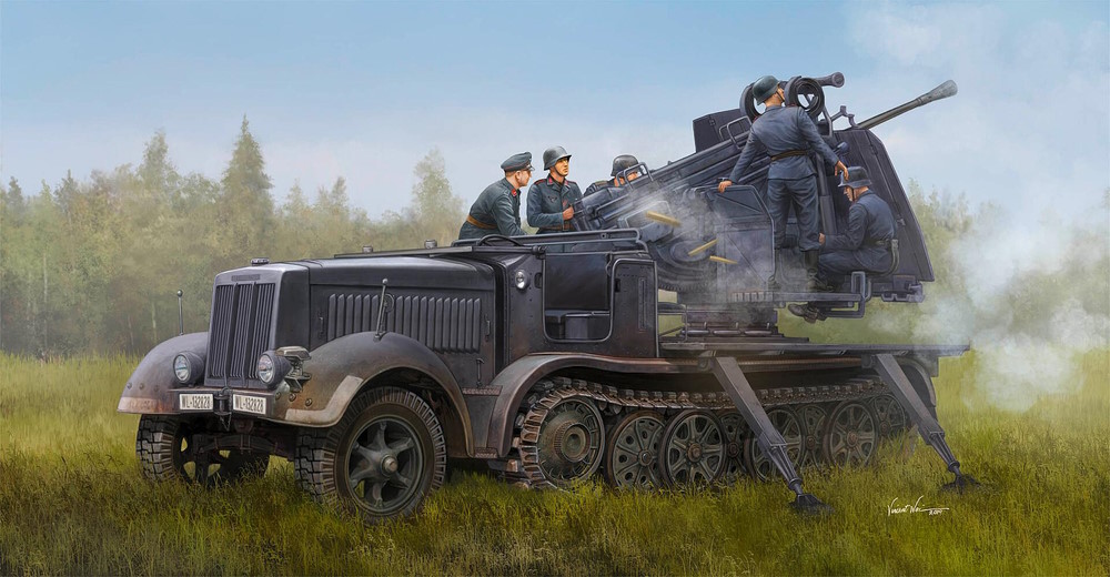 German 5cm FLAK 41 auf Selbstfahrlafette (Sd.Kfz. 7/2) German 5cm FLAK 41 auf Selbstfahrlafette (Sd.Kfz. 7/2)