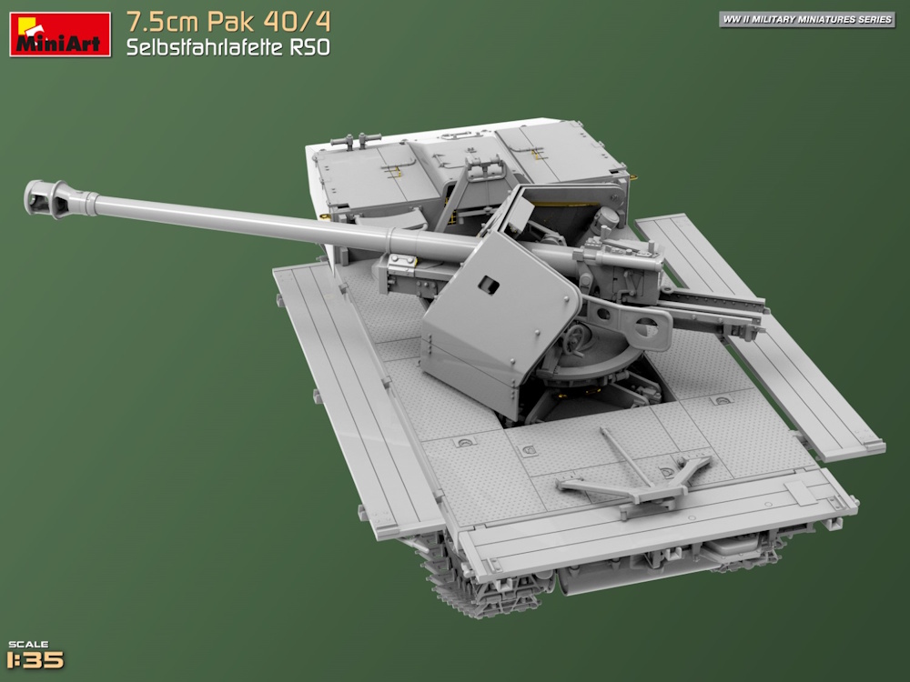 7.5cm Pak 40/4. Selbstfahrlafette RSO