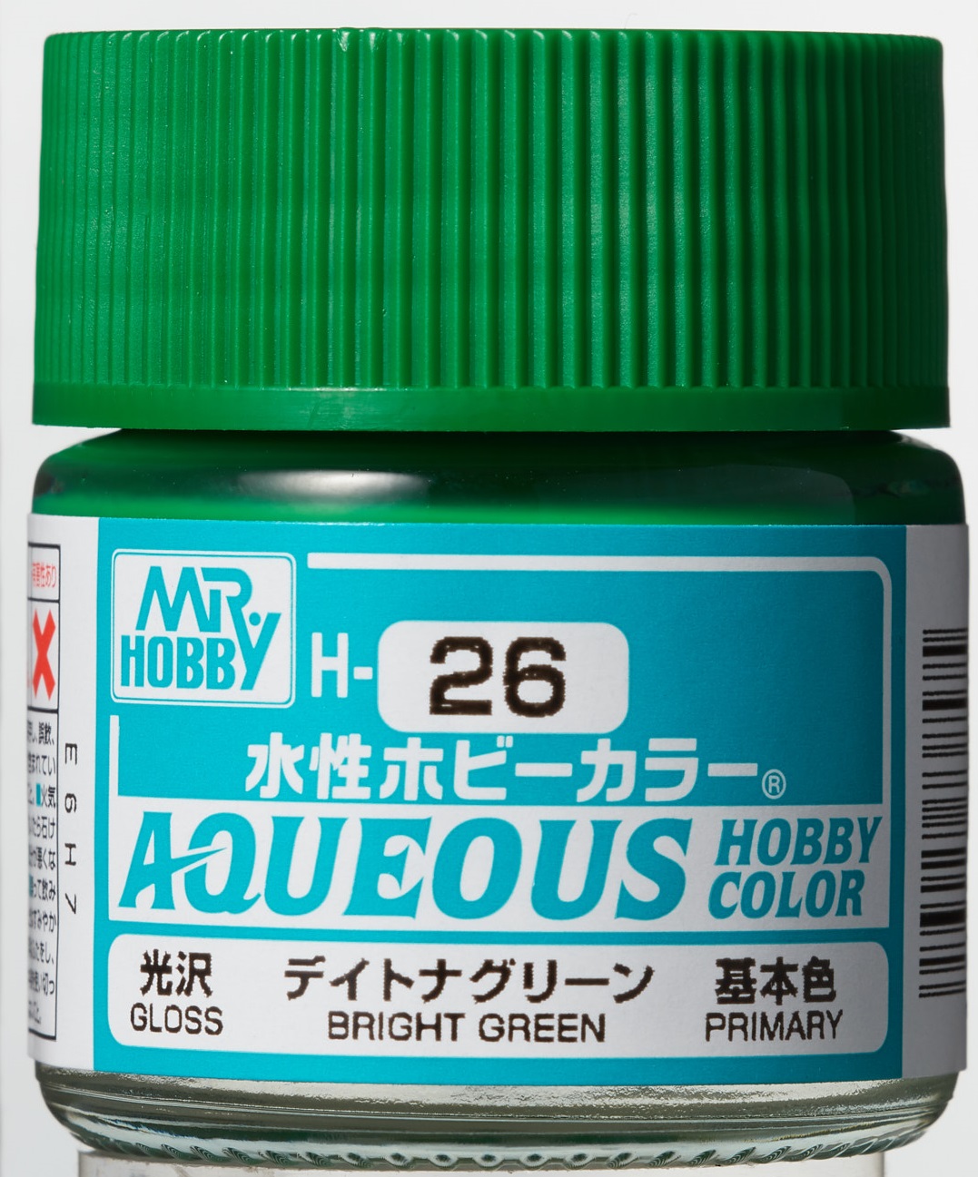 Mr. Aqueous Hobby Color - Bright Green - H26 - Hellgrün Mr. Aqueous Hobby Color - Bright Green - H26 - Hellgrün