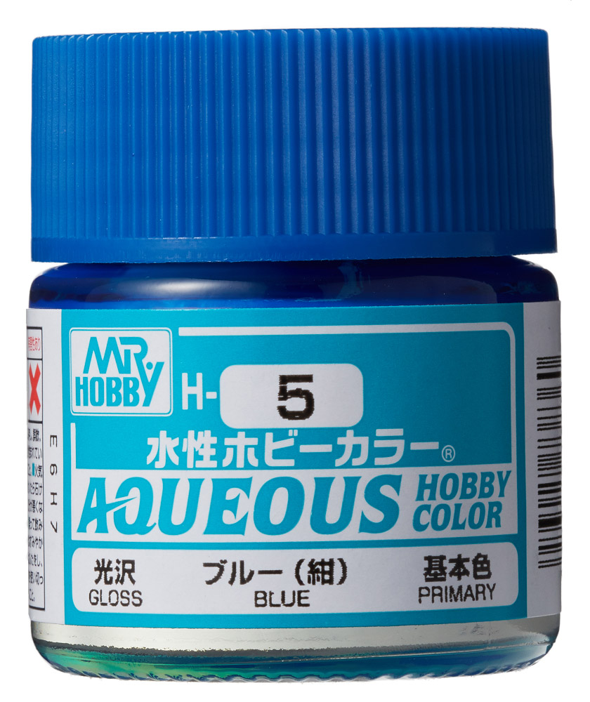 Mr. Aqueous Hobby Color - Blue - H5 - Blau Mr. Aqueous Hobby Color - Blue - H5 - Blau