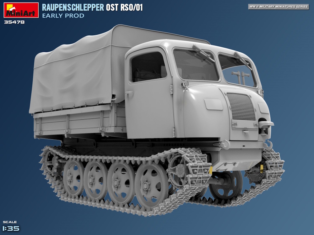 Raupenschlepper Ost RSO/01 - Frühe Produktion