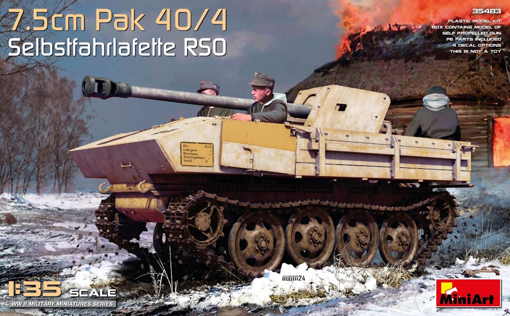7.5cm Pak 40/4. Selbstfahrlafette RSO