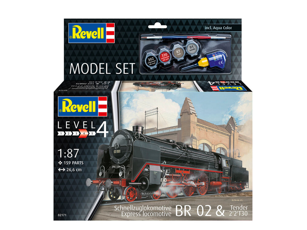 Model Set Schnellzuglokomotive BR02-Tender 2'2'T30 Model Set Schnellzuglokomotive BR02-Tender 2'2'T30