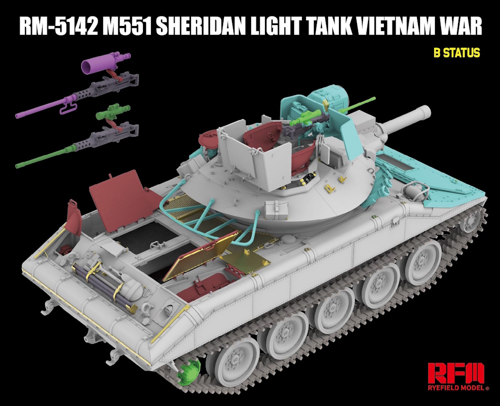 M551 Light Tank Sheridan Vietnam War