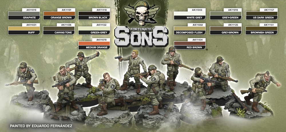 Fortunate Sons · 101st Airborne Division · 10 Miniatures 30mm Scale Fortunate Sons · 101st Airborne Division · 10 Miniatures 30mm Scale