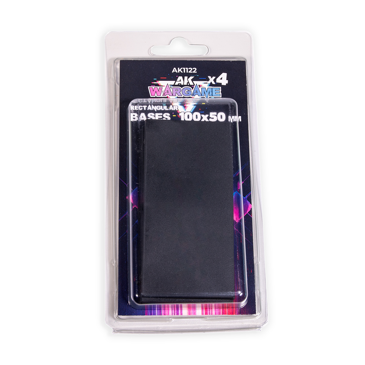 Rectangular Bases 100x50 mm x 4 Units