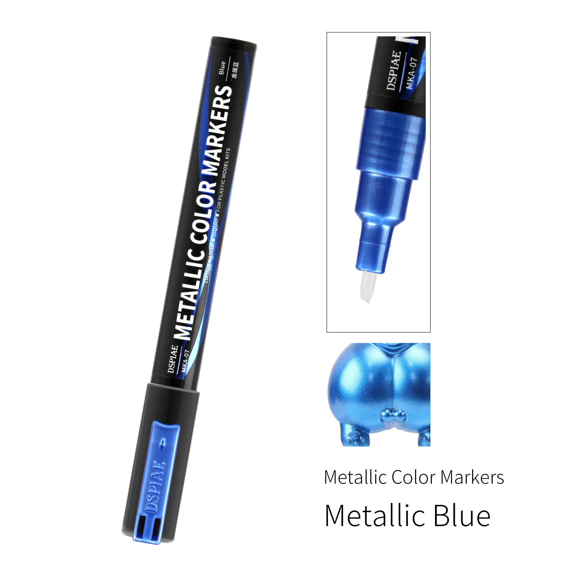 MKA-07 Super Metallic Color Markers - Metallic Blue