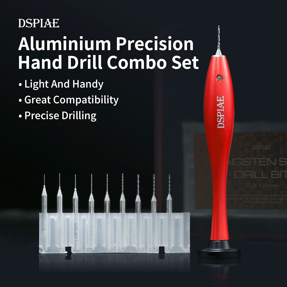 Aluminium Handbohrer Set - Aluminium Alloy Precision Hand Drill Set AT-HD