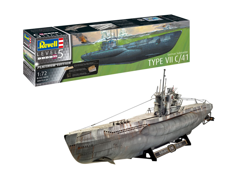 German Submarine Type VII C-41 - Platinum Edition