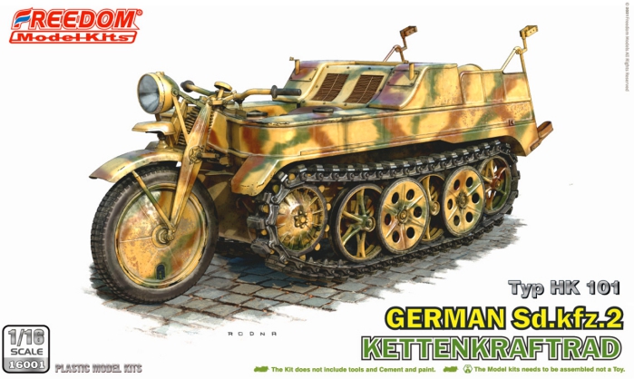 German Sd.Kfz. 2 - Kettenkraftrad Typ HK 101