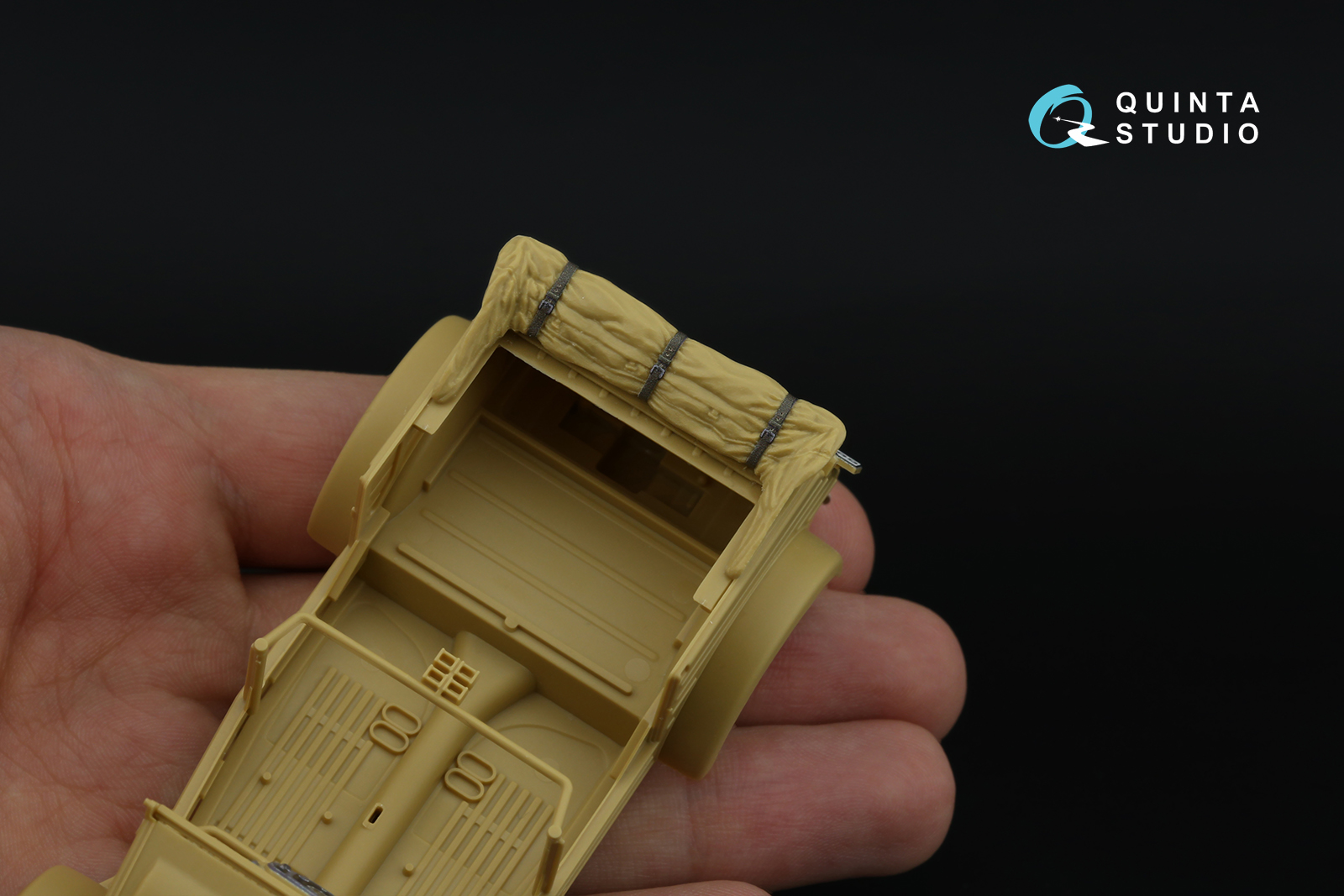 Kubelwagen Type 82 3D-Printed & coloured Interior on decal paper (Tamiya)