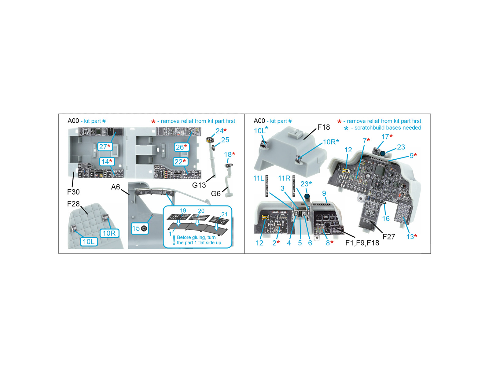 AH-64A 3D-Printed & coloured Interior on decal paper (Trumpeter) (Small version)