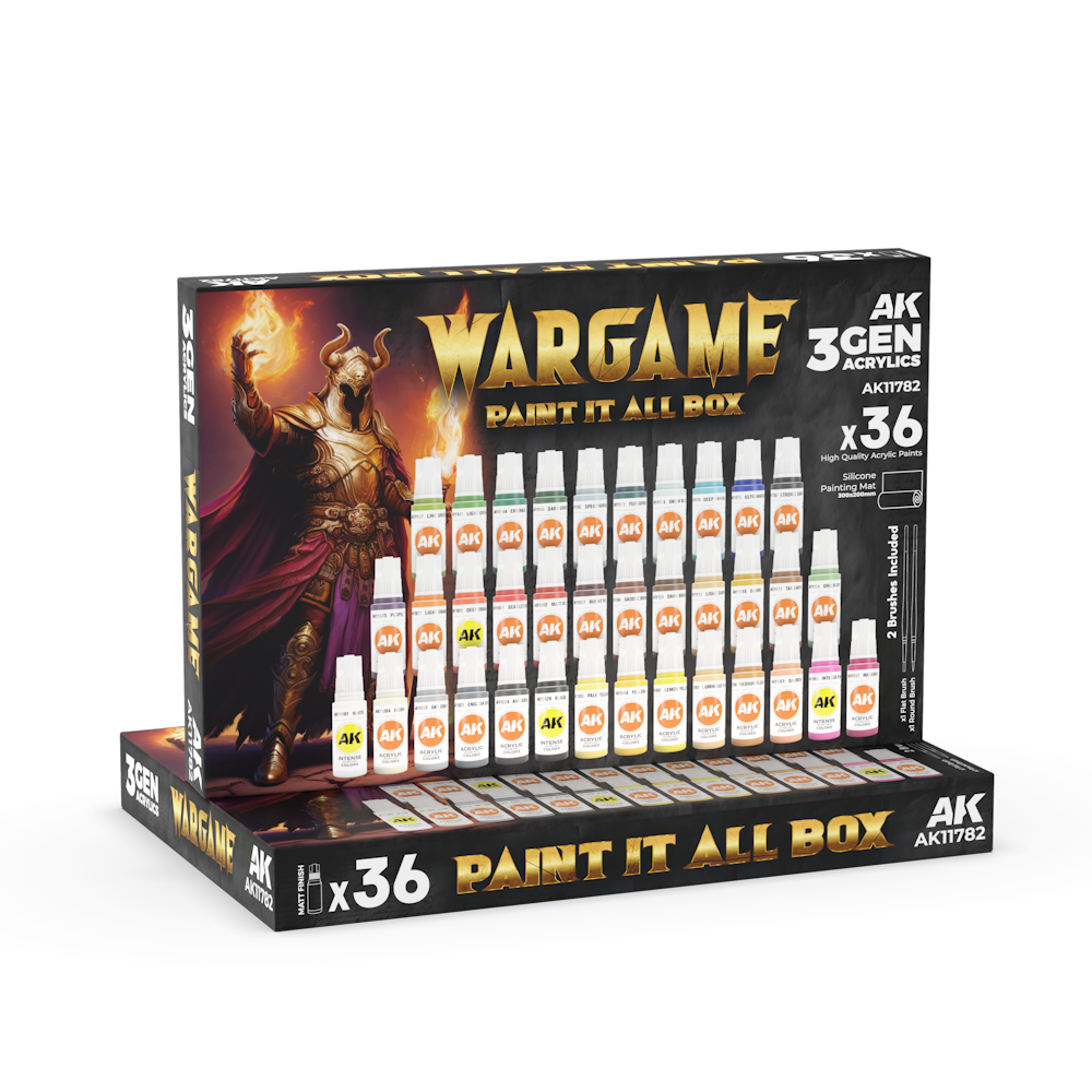 WARGAME PAINT IT ALL BOX x36