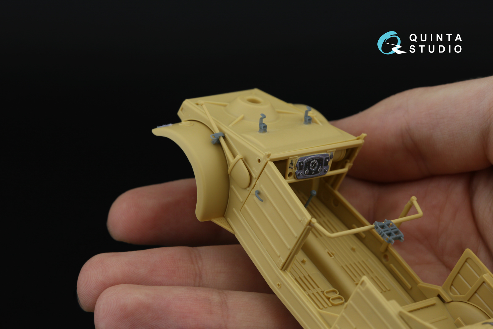 Kubelwagen Type 82 3D-Printed & coloured Interior on decal paper (Tamiya) (with 3D-printed resin parts)