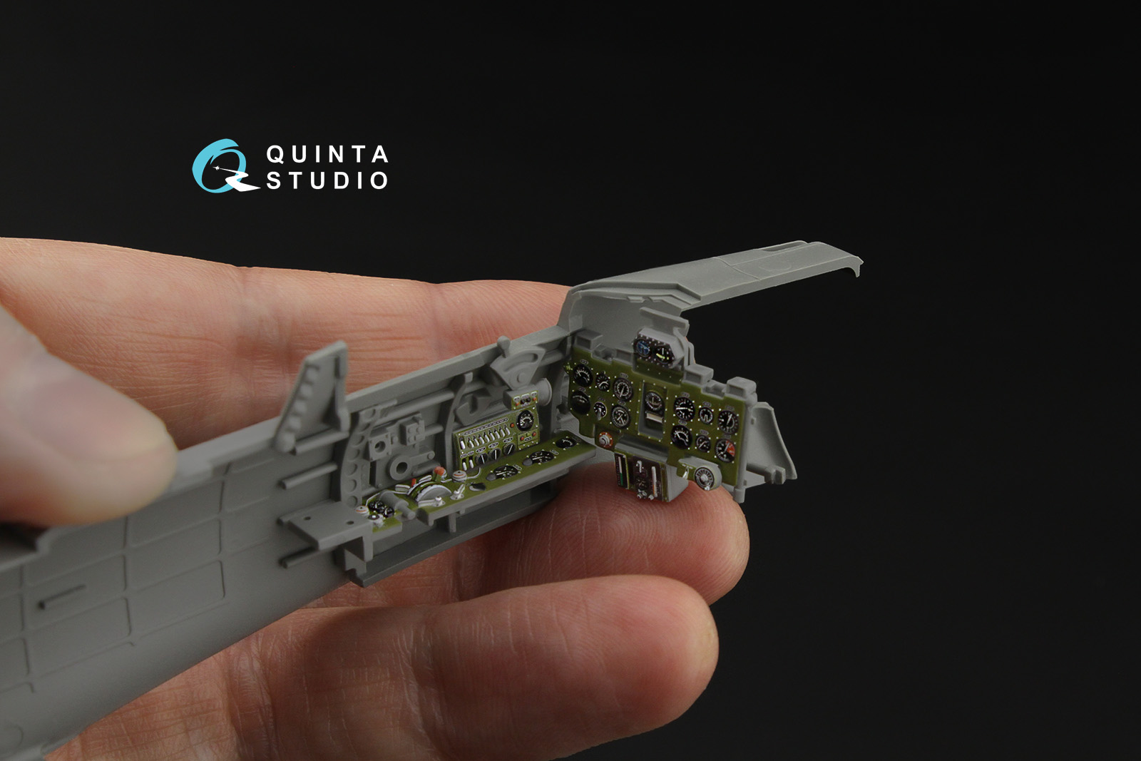 A6M2 Zero (Mitsubishi Prod.) 3D-Printed & coloured Interior on decal paper (Border Model)
