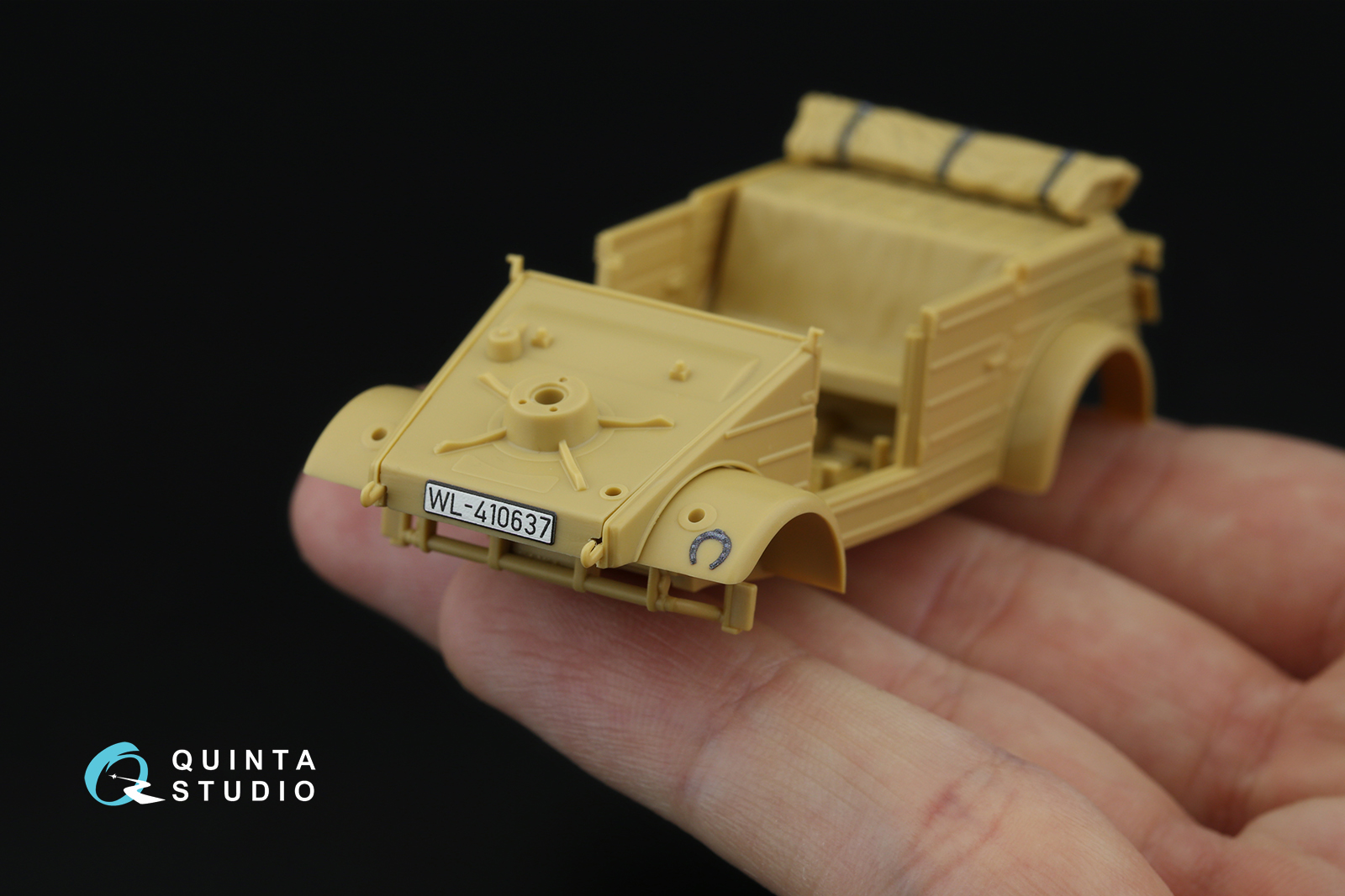 Kubelwagen Type 82 3D-Printed & coloured Interior on decal paper (Tamiya)