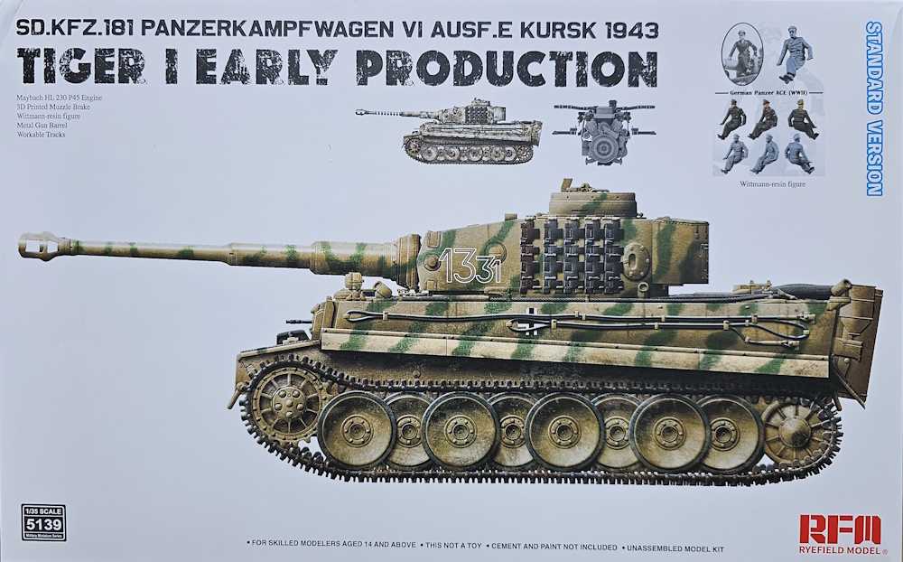 Tiger I Early Production - Kursk 1943 - Sd.Kfz.181 Panzerkampfwagen VI Ausf. E - Standard Version
