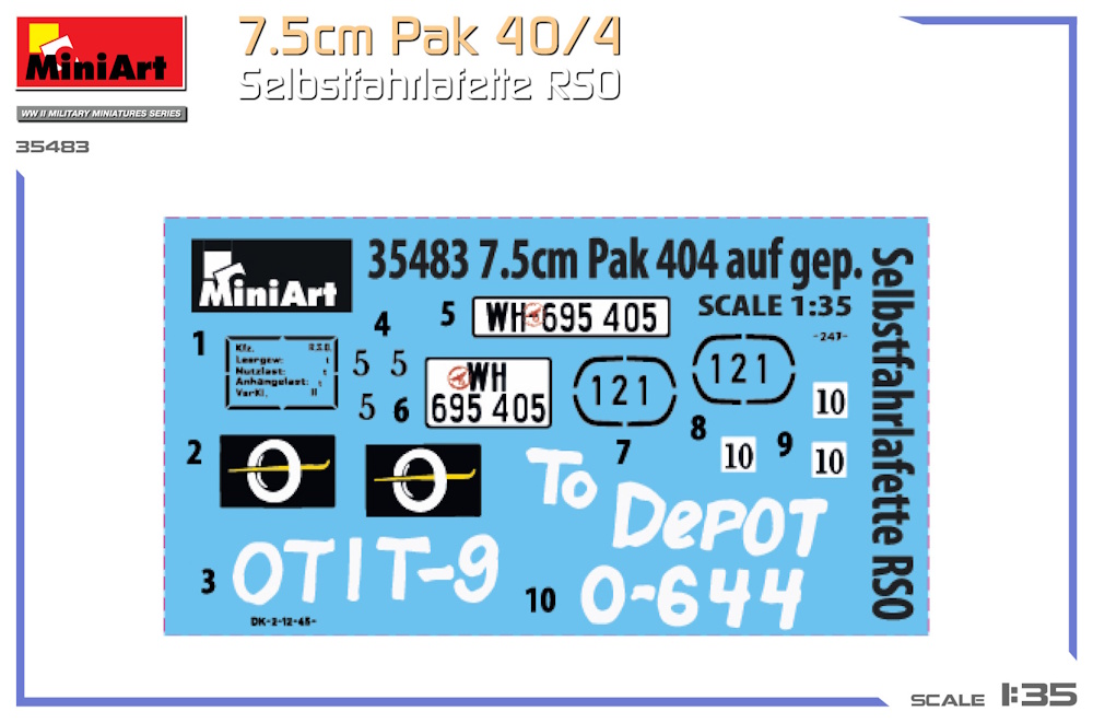 7.5cm Pak 40/4. Selbstfahrlafette RSO 7.5cm Pak 40/4. Selbstfahrlafette RSO
