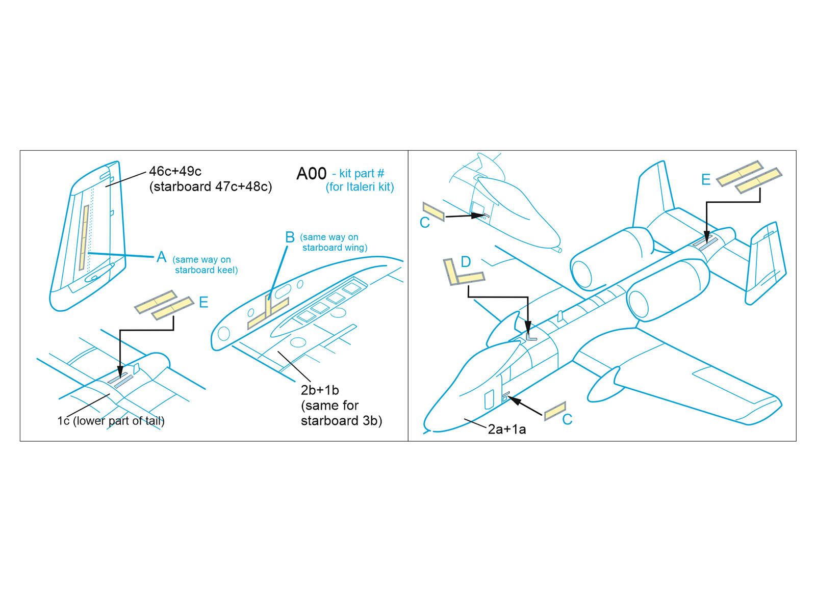 A-10 Formation (slime) lights (All kits)