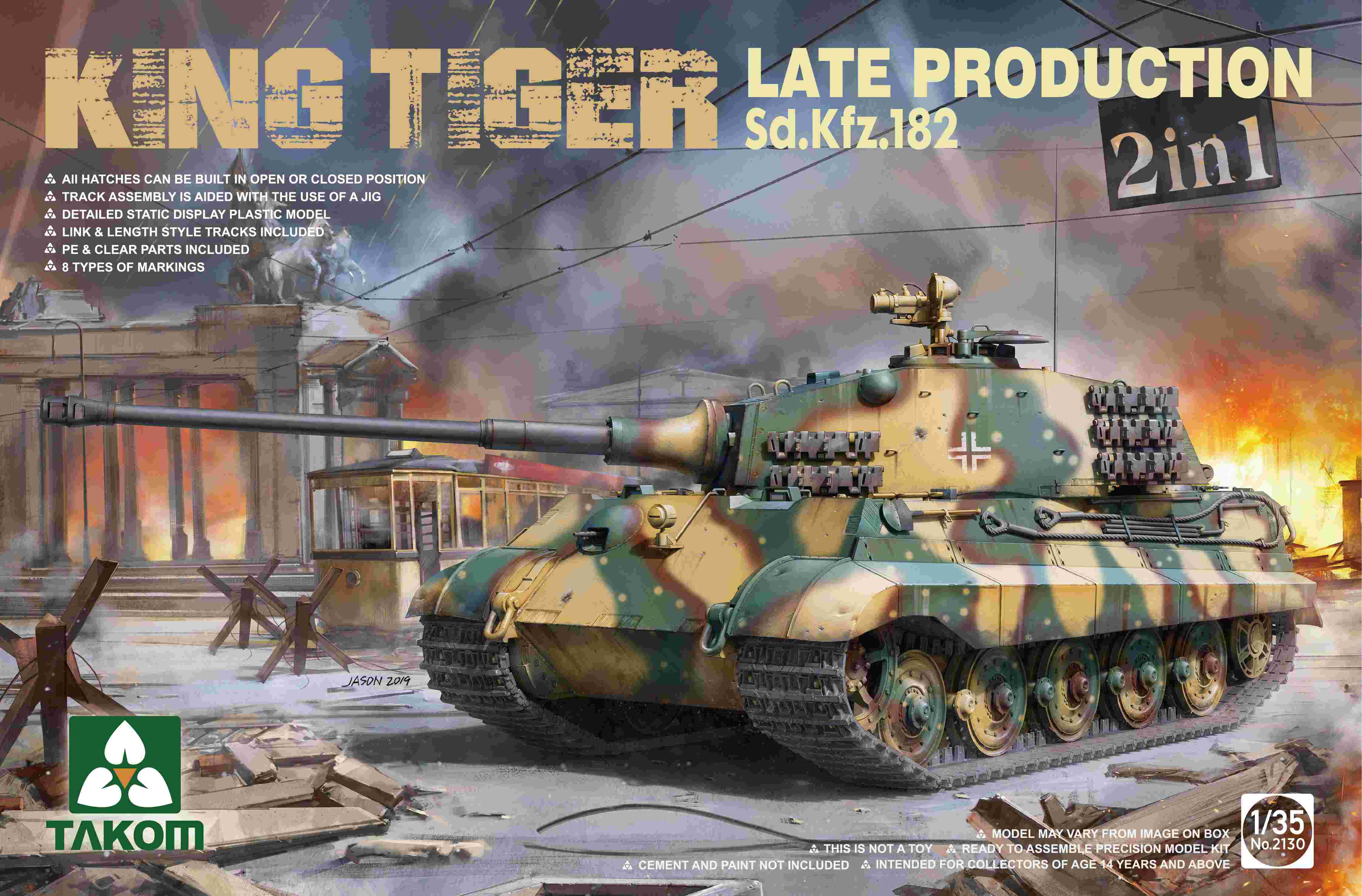 King Tiger Late Production - Sd.Kfz.182 - 2 in 1