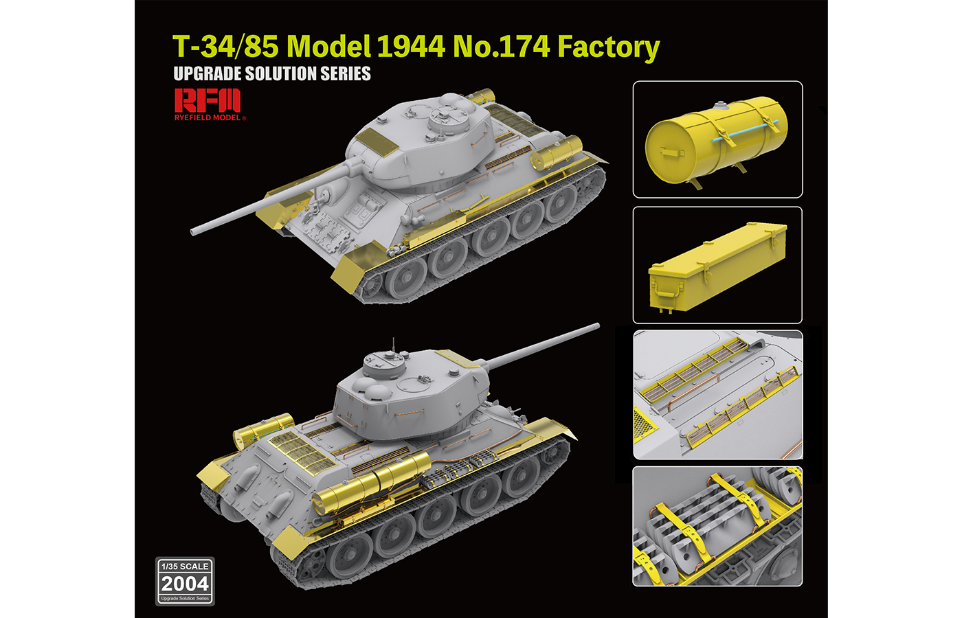 T-34/85 Model 1944 No.174 Factory Upgrade Solution Series