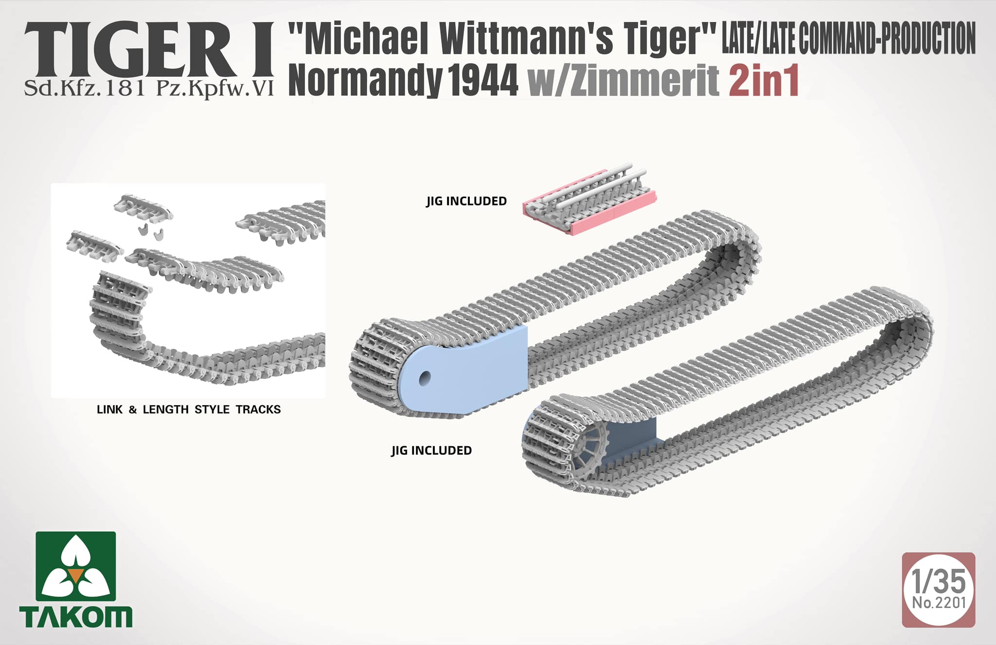 Tiger I "Michael Wittmann's Tiger" - Normandy 1944 - Late-Production w/Zimmerit - 2 in 1